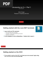 Introduction To C Part 1