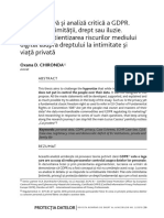 RRDA 2.2019 O_perspectivă_śi_analiză_critica a GDPR. Protectia Intimitatii - Drept Sau Iluzie