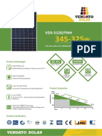 VDS-S120/FNH: 120-Cell Half Cut Monocrystalline Solar Moudle