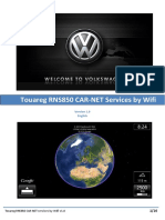 Touareg RNS850 - CAR-NET Connection - 01