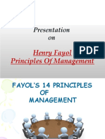 Henry Fayol 14 Principles