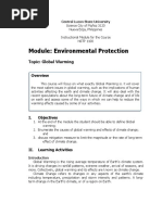 Module: Environmental Protection: Topic: Global Warming