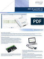 ADC-20 and ADC-24: High Resolution Data Logger