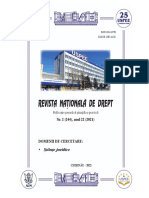 Revista Nationala de Drept 2