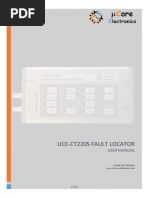 Uce-Ct220S Fault Locator: User Manual