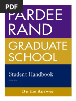 Student Handbook 2020-21