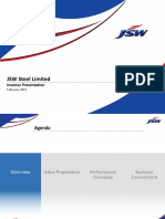 JSW Steel Limited: Investor Presentation