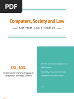 01 Computers, Society and Law