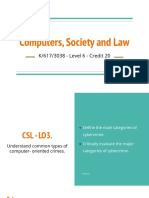 01 Computers, Society and Law