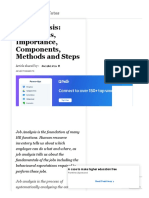 Job Analysis - Definitions, Importance, Components, Methods and Steps