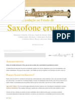 GUIA DE SAX - Introdução ao Estudo de Saxofone erudito