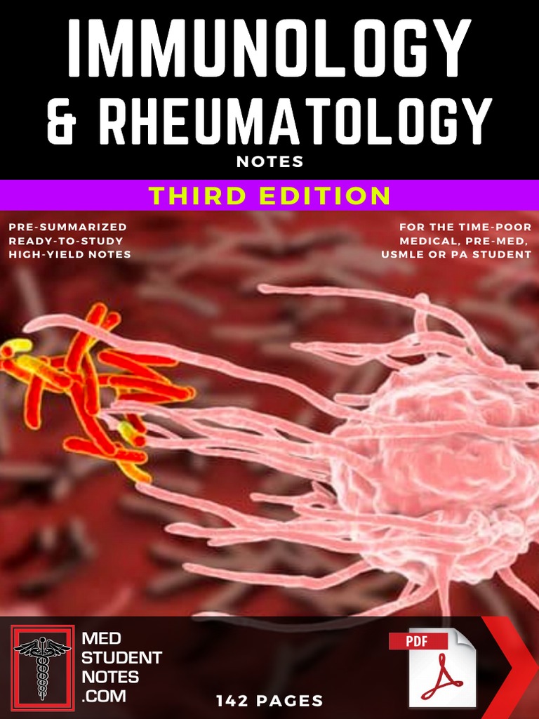 Immunology Rheumatology. - 3rd Ed | PDF | Immune System | T Cell