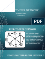 Peer-To-Peer Network: Iftakhar Hussain 2019-GU-0724