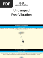 ME 422 Lecture 1 - Undamped Free Vibration - Problems