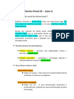 Direito Penal III - Aula 01