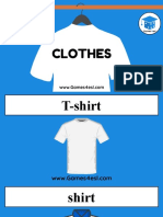 Clothing Items List