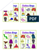 Clothes Bingo Games 40960