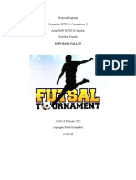 Contoh Proposal Futsal