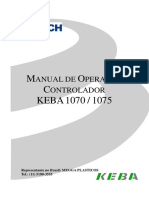Manual de operação do controlador KEBA 1070/1075