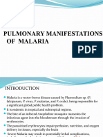 Pulmonary Manifestations of Malaria