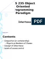CPS 235 Object Oriented Programming Paradigm: Inheritance