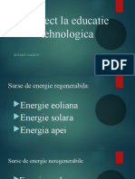 Proiect La Educatie Tehnologica (Text)