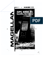 Manual Magellan GPS 4000 XL