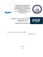 Tehnologia de Obținere A Amidonului: Tehnologii Generale