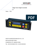 Plasma Arc Voltage Torch Height Controller: Operation Manual Vision 1705