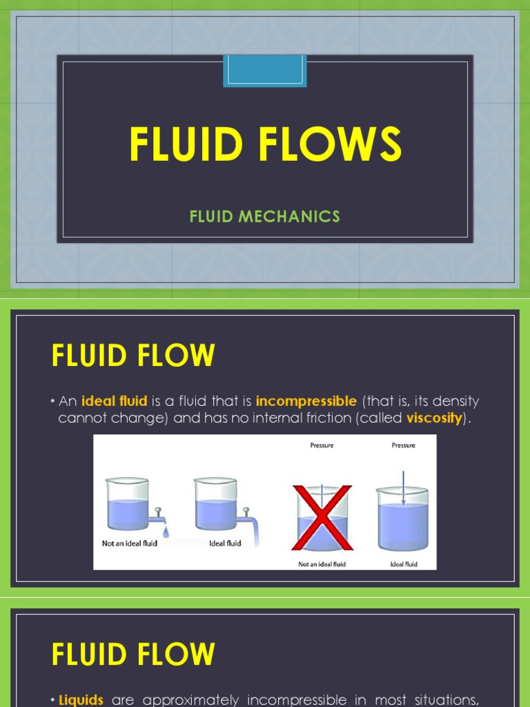 Fluid Flows PDF Fluid Dynamics Laminar Flow