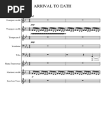 ARRIVAL TO EATH-Partitura - e - Partes