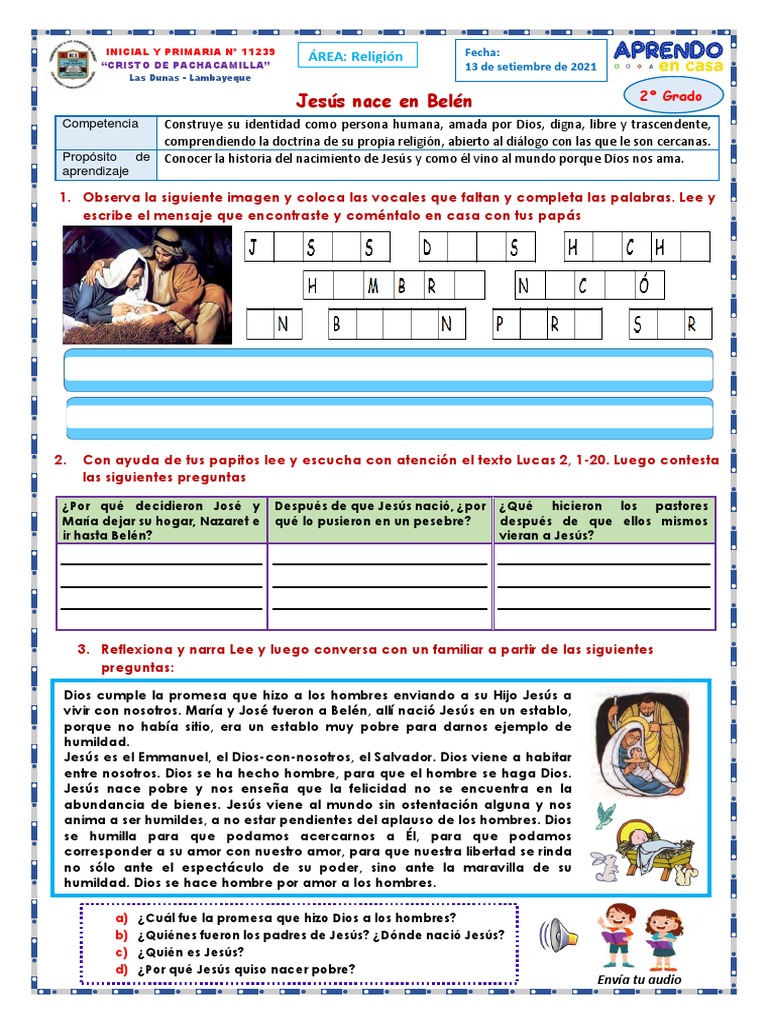 Jesús Nace en Belén | PDF | Jesús | María, madre de Jesús