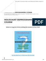 Holocaust Deprogramming Course