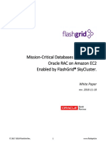 Mission-Critical Databases in The Cloud. Oracle Rac On Amazon Ec2 Enabled by Flashgrid® Skycluster