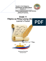 Learners Packet Filipino Sa Piling Larang Week 1 4 TNCHS