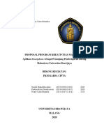 PROPOSAL - PROGRAM - KREATIVITAS - MAHASISWA-KC - Naufal - FIB UB