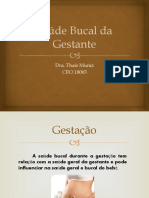 Saúde Bucal Da Gestante