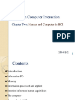 Human Computer Interaction: Chapter Two