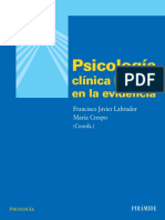 Unidad I - Labrador y Crespo - Psicología Clínica Basada en La Evidencia