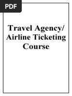 Travel Agency/ Course: Airline Ticketing