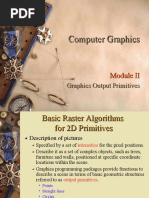 Line and Circle Drawing Algorithms