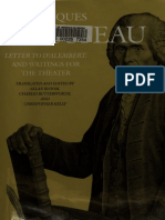 Rousseau - Letter To D'Alembert and Writings For The Theater (Collected Writings Vol. 10)