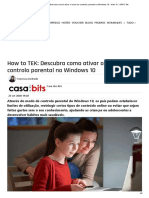 Descubra como ativar o modo de controlo parental no Windows 10 - How To - SAPO Tek