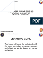 1.3 Gender and Development