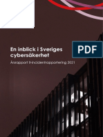 En Inblick I Sveriges Cybersäkerhet: Årsrapport It-Incidentrapportering 2021