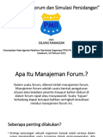 Manageman Forum Dan Simulasi Persidangan