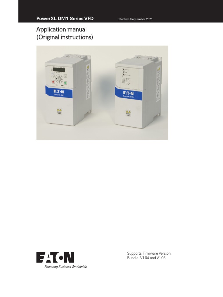 Powerxl Dm1 Application Manual Mn040049en Rev4 20210929 PDF