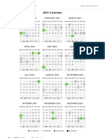 Calendar 2021 to Print - Calendarr