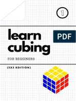 Learn Cubing: For Begginers