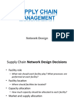 Supply Chain Network Design Decisions